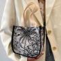 Large Capacity Bag Korean Version All-In-One Shoulder Bag Fashion Tote Bag Female Ins College Student Class Handbag
