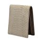 Handmade Slim Genuine Snakeskin Leather Bifold Short Wallet For Women