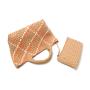 2024 Custom Logo Weave Neoprene Tote Bag Handbag For Women Luxury With Clutch Purse