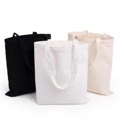 Factory Wholesale Custom logo cotton bag Print Recycle Portable Grocery Supermarket Restaurant canvas Shopping Bag