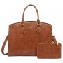 LOVEVOOK wholesale custom ladies stylish college waterproof PU leather business laptop briefcase for women shoulder tote handbag