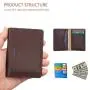 New Style Rfid Wallet bifold Card Holder Genuine Leather Credit Card Holder Wallet Thin Leather Multi Card Organizer Wallet