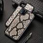 Luxury Genuine Snakes Skin Leather Mobile Phone Back Cover Cases For Iphone 11 12 15 Plus Xs 14 Pro Max 15Promax 15Pro