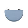Hot Sale Half Moon Mini Handbag High Quality Pu Leather Saddle Handbag With Acrylic Chain Crossbody Bag
