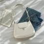 2024 Odm Fashion Irregular Elegant Women'S Bag Simple Handbag Stylish Sturdy Pu Leather Women'S Shoulder Bag