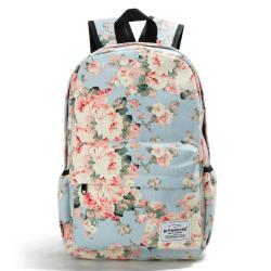 KBW443 Customized New School Bags Printed Ladies Canvas Shoulder Bags Fashion Students Large Capacity Travel Backpack