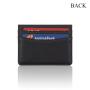 Leather Slim Credit Card Holder Custom Business Minimalist RFID Blocking ID Card Holder Wallet