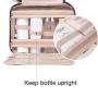 Custom Logo Fashion Travel Makeup Bag Portable Large Capacity Cosmetic Bag with Zipper Closure Ladies Made Polyester Cotton PC