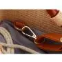 Women's grass woven leisure wooden handle woven women's bag