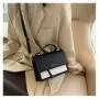2022 Popular Women's Crossback Zipper Bag New Korean Fashion Single Shoulder Double Color Bag High-Grade Portable Ladies Handbag