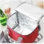 Gelory Custom 6 Cans Small Cooler Bag Square Insulated Lunch Box Reusable Leakproof Thermal Lunch Tote Bag for Men Women