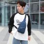 ZR668 Men Chest Bag Waterproof Shoulder Bag Sports Travel Crossbody Leisure Solid Color Business High Quality Bag Print logo