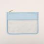 Wholesale flat candy color clear pouch blank clear zipper transparent makeup bag ladies pouch cosmetic travel pvc cosmetic bag