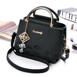 2024 Wholesale Fashion Trends Woman Embroidery Messenger Bags pu Leather Lady Handbags For Women's Handbags