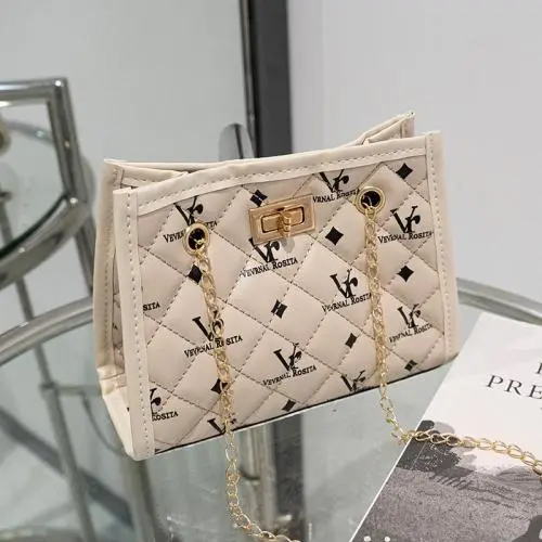 2024 Women's Fashion Printed Armpit Bag Small Square Lady Style Shoulder Bag Universal for All Four Seasons Wholesale Available