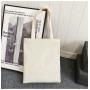 Large Transparent Canvas Handbag Cute Shoulder Handbag Ladies PVC custom embroidery with clear window pain bag