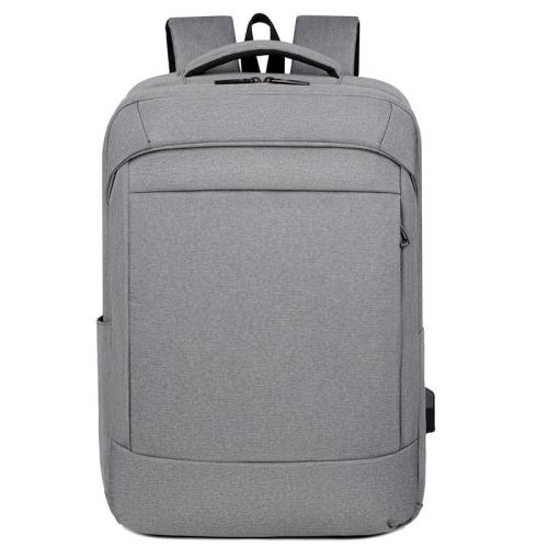 Large Capacity Men's Unisex Student Laptop Backpack Waterproof USB Custom Logo Zipper Closure Wholesale Business Backpack