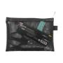 Gelory Clear Cosmetic Bags Zip Makeup Mesh Bags Pencil Case Pouch Travel Toiletry Kit Set Storage Custom Mesh Pencil Case