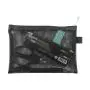 Gelory Clear Cosmetic Bags Zip Makeup Mesh Bags Pencil Case Pouch Travel Toiletry Kit Set Storage Custom Mesh Pencil Case