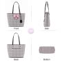 LOVEVOOK custom Women Fashion Handbags Wallet Tote Bag Shoulder Bag Top Handle Satchel 3 pieces Purse and handbags