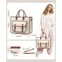 LOVEVOOK Large capacity shoulder Messenger Bag for Business Work office school women 15.6 in Lightweight Canvas Laptop Tote Bags