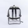 Keymay New Arrival High Quality Candy Color Large Capacity Clear PVC Waterproof Rucksack Girl Backpack Clear School Backpack