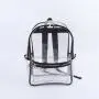 Keymay New Arrival High Quality Candy Color Large Capacity Clear PVC Waterproof Rucksack Girl Backpack Clear School Backpack
