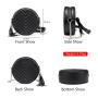 Fashion Quilted PU Leather Designer Mini handbag Ladies Purse Messenger bag Solid Classic crossbody shoulder bag for Women
