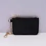 Low Moq Candy Color Small Customized Key Case Colorful Coin Purse Nylon Classic Zipper Mini Travel Keychain Wallet