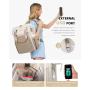 LOVEVOOK waterproof 17.3 in laptop backpack usb port mochila inteligente fashion smart anti theft school travel laptop backpack