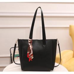 2024 Women's Large Capacity Tote Bag Simple Texture Atmospheric Shoulder Sling Bag Portable Fashion Manufactured Women's Bag