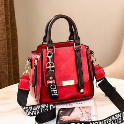2024 Women's Retro Fashionable Korean Version Single-Handle Shoulder Messenger Bag Casual Simple Tempered Portable