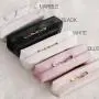 The New Customized Solid Makeup Clutch PU Leather Birthday Gift Waterproof Travel Cosmetics Bag With Double Zipper 2024