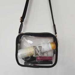 Fashion Designer Clear PVC Women Shoulder Messenger Bag Crossbody Bag PU Stadium Clear Cell Phone Bags