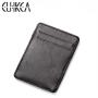 CUIKCA Magic Wallet Money Clip Unisex PU Leather Simple Slim Elastic Wallet Purse Business ID Credit Card Holder Bank Card Cases