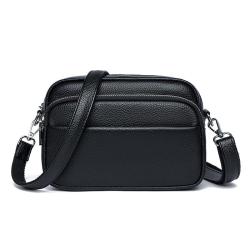 Wholesale custom mobile phone wallet small square bag new multi-layer double shoulder strap shoulder messenger bag for ladies