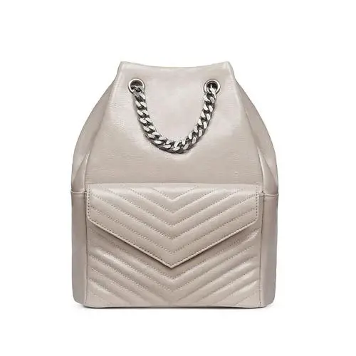 Eco-friendly  Fashion Women Split Leather Backpacks Large Capacity Business School Bag Fashion Travel Backpack For Women