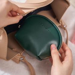 high quality ladies Customized Logo cosmetic bag small waterproof PU leather lipstick pouch makeup pouch