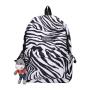 ZR232 Student Backpack Large Capacity Travel Backpack Korean Version Couple Travel Bag Fashion Leopard Backpack