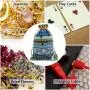 20 Pcs 5x7 Inch Mixed Color Small Cloth Cotton Bag Egyptian Ethnic Style Drawstring Jewelry Gift Bag Coin Pouches