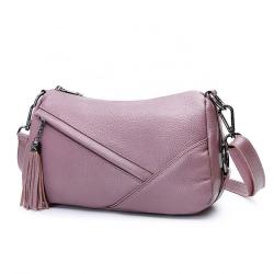 Casual Shoulder Bag Genuine Cowhide Handbags for Ladies Clutch Bag