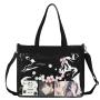 Custom Ita Bag Low MOQ Large Pin Display Clear Window Canvas ITABAG Fashion Design Women Tote Bag