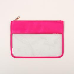 Wholesale Waterproof Portable Travel Makeup Bag Organizer PVC Zipper Bags Pouches Cosmetic Transparent Pouches