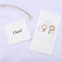 Custom Gold Logo Mini Canvas Ring Earring Necklace Jewelry Envelope Pouch Small  Cotton Flap Jewelry Bag
