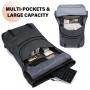 LOVEVOOK Large Capacity Waterproof Laptop Rucksack Daypack Oxford School Work Travel Laptop Backpack Rolltop Backpack Unisex