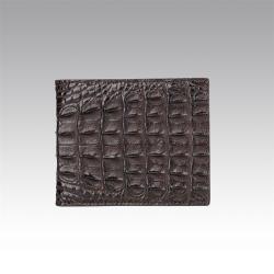 Custom Classic Luxury Genuine Real Crocodile Skin Leather Wallet ID Cards Slots Gift For Men Short Bifold Wallets Customized