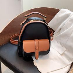 New Korean Women Bags Luxury 2022 Fashion Practical College Retro Pu Leather Durable Backpack Ladies Convertible Shoulder Bag