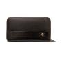 Top Quality Double-deck Long Mens Purse Male Clutch Genuine Leather Zipper Wallet