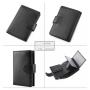 Factory Retro Man Short Trifold Wallet Slim genuine leather wallet for men credit card holder multi-function wallet wholesale