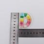 Fashion Cute Self-adhesive Varsity Alphabet Sew On Chenille Repair Embroidery Letter Patch Rainbow Letter Patches Custom Patches